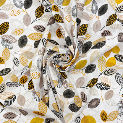 Printed Cotton Fabric | Lightweight 100% Cotton 57" (145cm) Wide Dressmaking & Craft Fabric â€“ Sold by the Meter