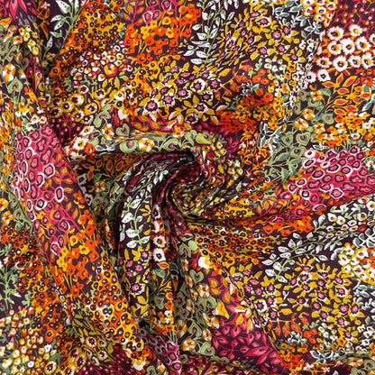 Printed Cotton Fabric | Lightweight 100% Cotton 57" (145cm) Wide Dressmaking & Craft Fabric â€“ Sold by the Meter