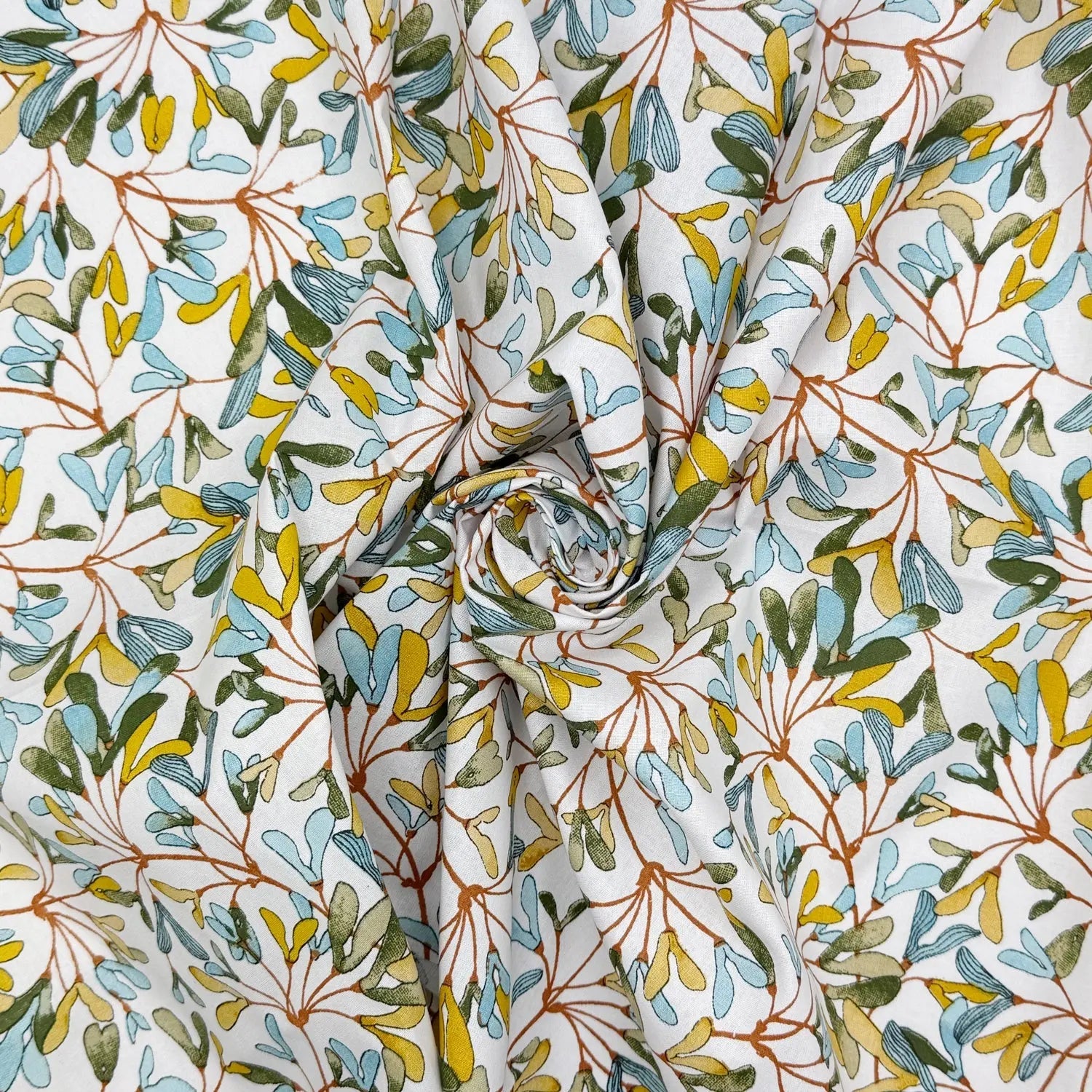 Printed Cotton Fabric | Lightweight 100% Cotton 57" (145cm) Wide Dressmaking & Craft Fabric â€“ Sold by the Meter