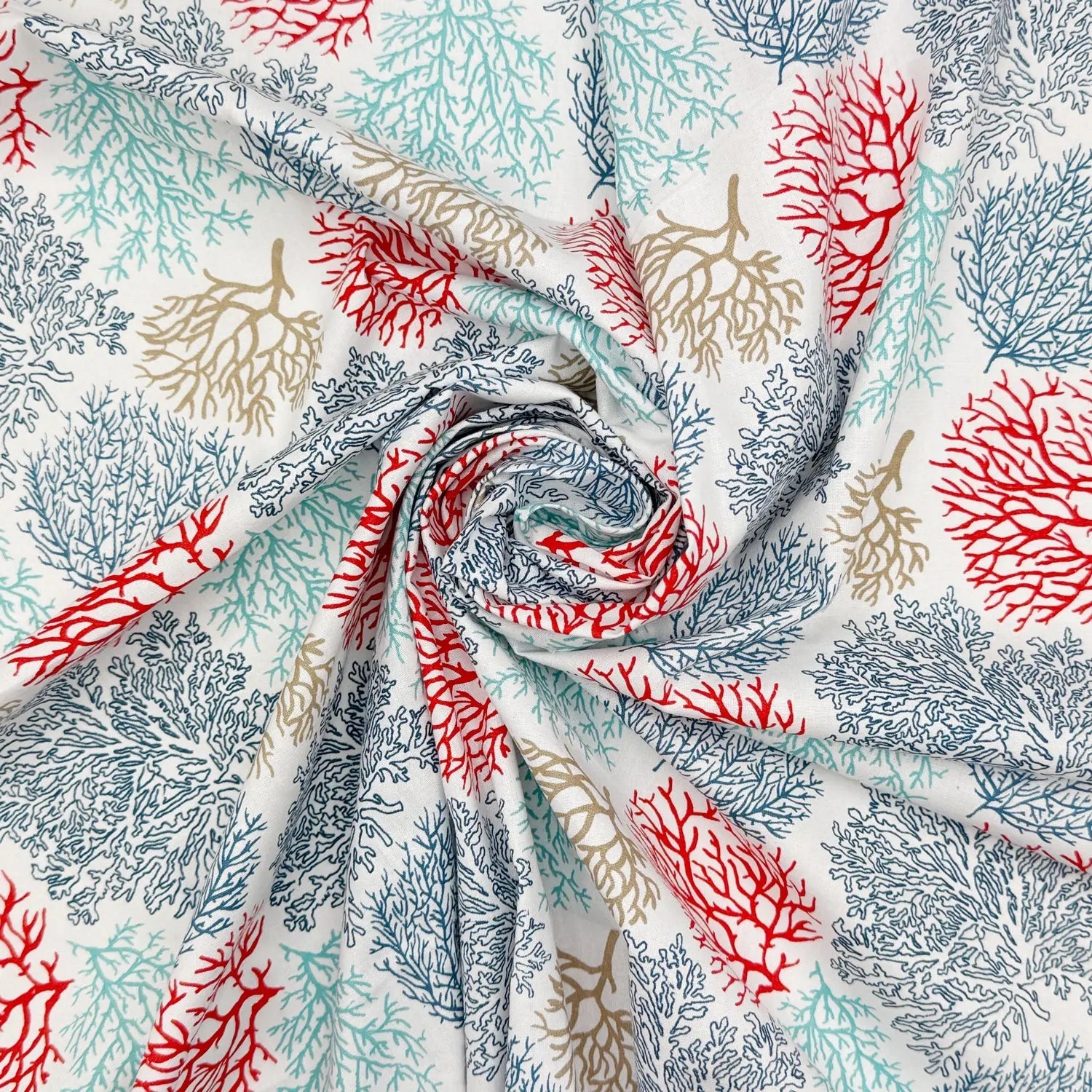 Printed Cotton Fabric | Lightweight 100% Cotton 57" (145cm) Wide Dressmaking & Craft Fabric – Sold by the Meter