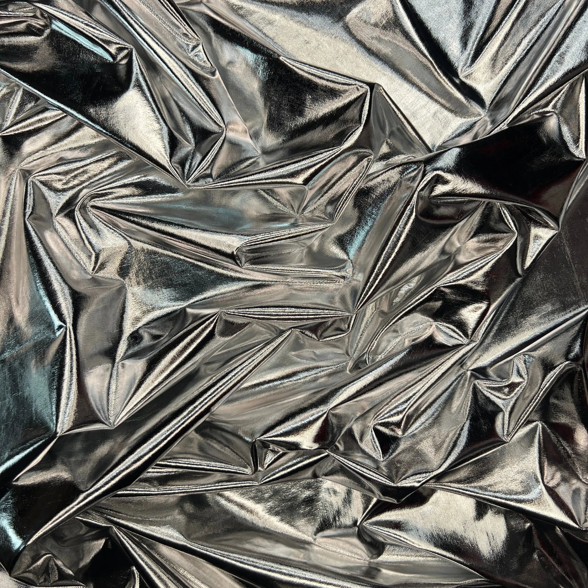 Stretchy Metallic Look Foil Jersey Fabric | Soft Shiny Jersey 58" (147cm) Wide Dance & Costume Fabric â€“ Sold by the Meter