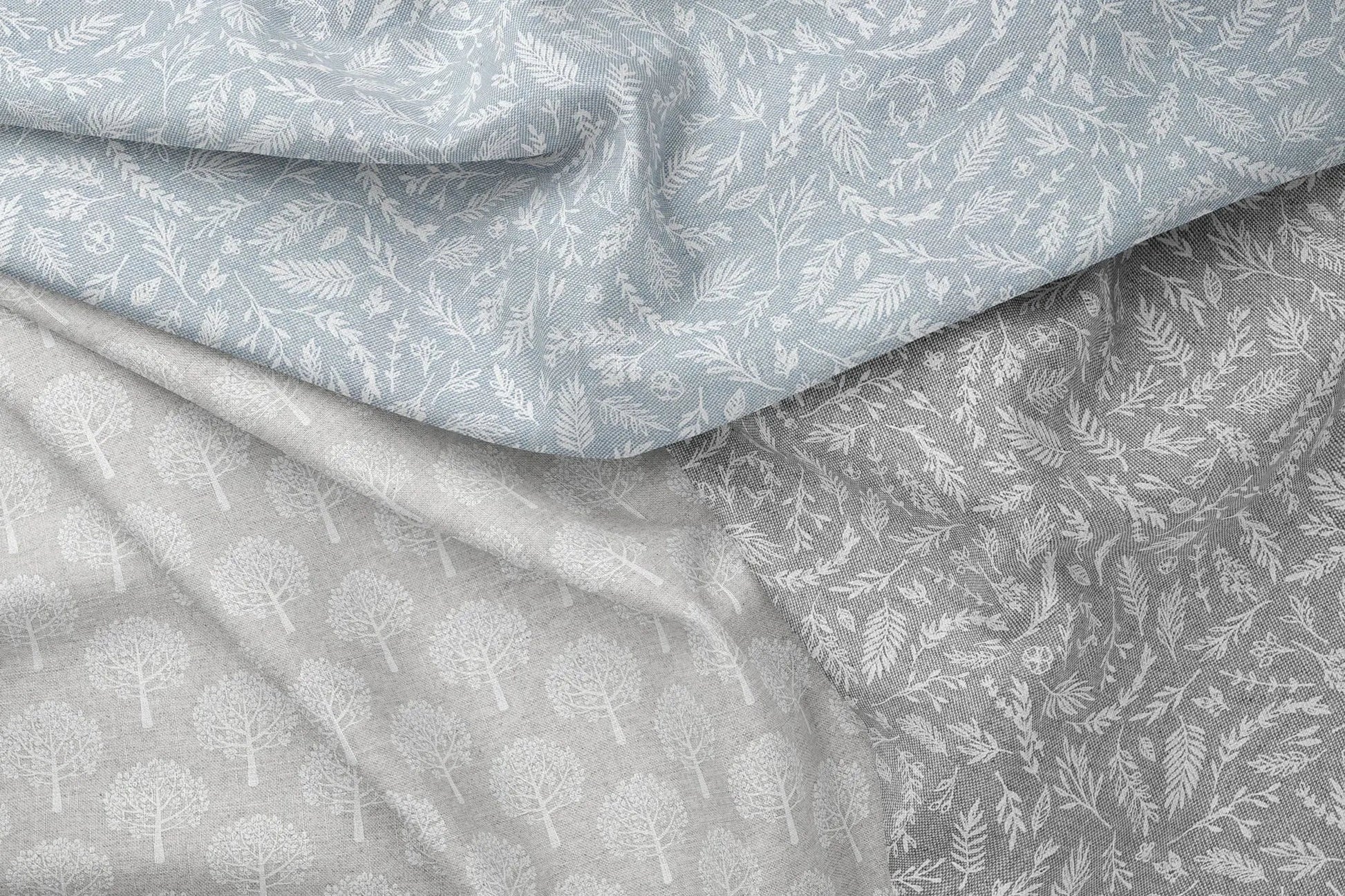 European Produced Recycled Cotton Rich Linen Fabric | Durable 55" (140cm) Wide 210gsm Craft & Upholstery Material – Sold by the Meter