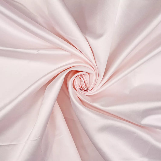 Fairytale Pink Dull Duchess Bridal Satin Fabric Bridal Dress Prom Craft Material Crepe Back By the Meter 58"