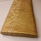 Gold  Double Paisley Gold Metallic Banarasi Brocade Fabric | Dress, Craft & Décor Material | 44" Wide By the Meter