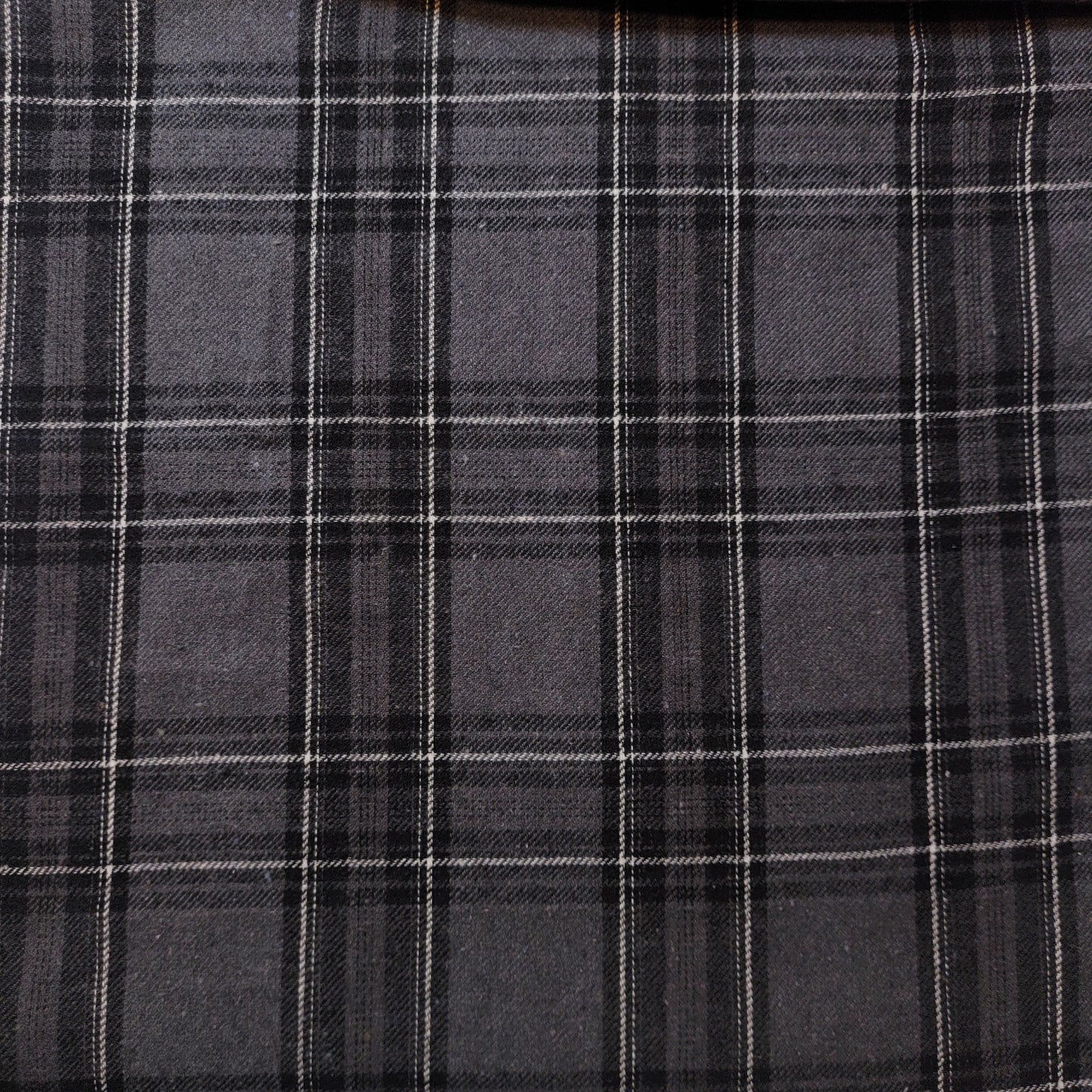 Elegant 100% Brushed Cotton Flannel: Tartan Winceyette Craft Dress Material - 58” Wide (Grey Hamilton)