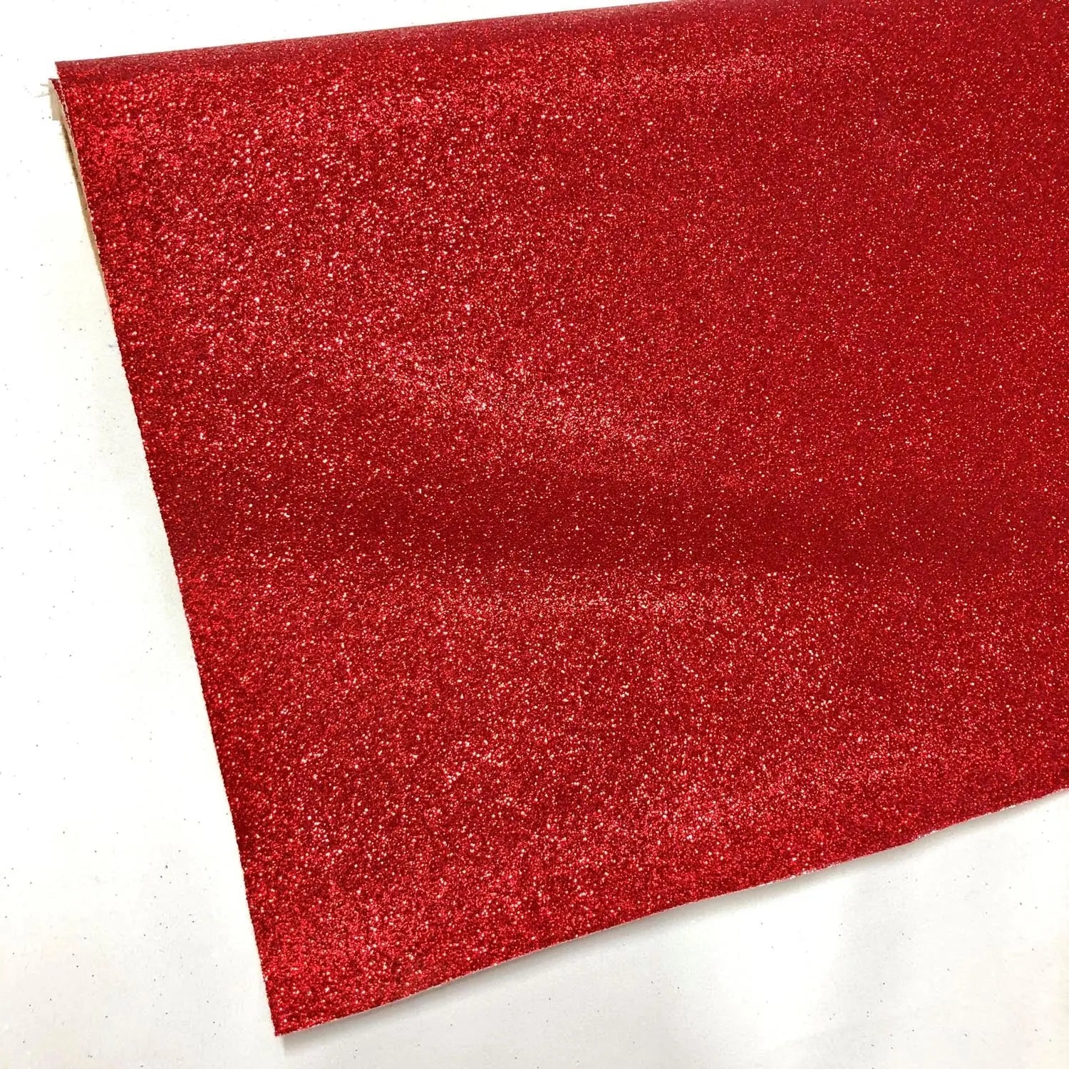 Fine Glitter PU Backed Fabric | Sparkle Leatherette 55" (140cm) Wide â€“ Sold by the Meter