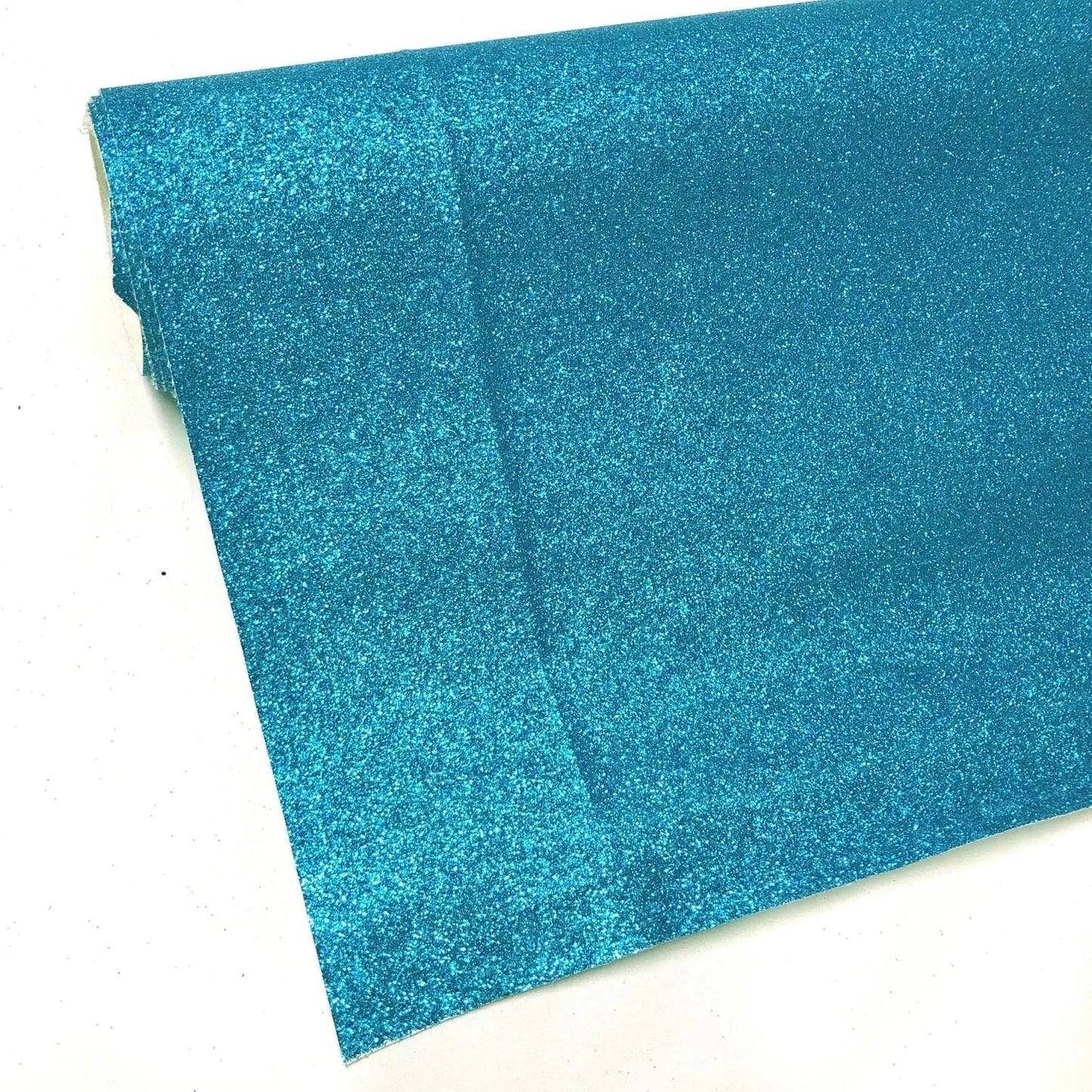 Fine Glitter PU Backed Fabric | Sparkle Leatherette 55" (140cm) Wide â€“ Sold by the Meter