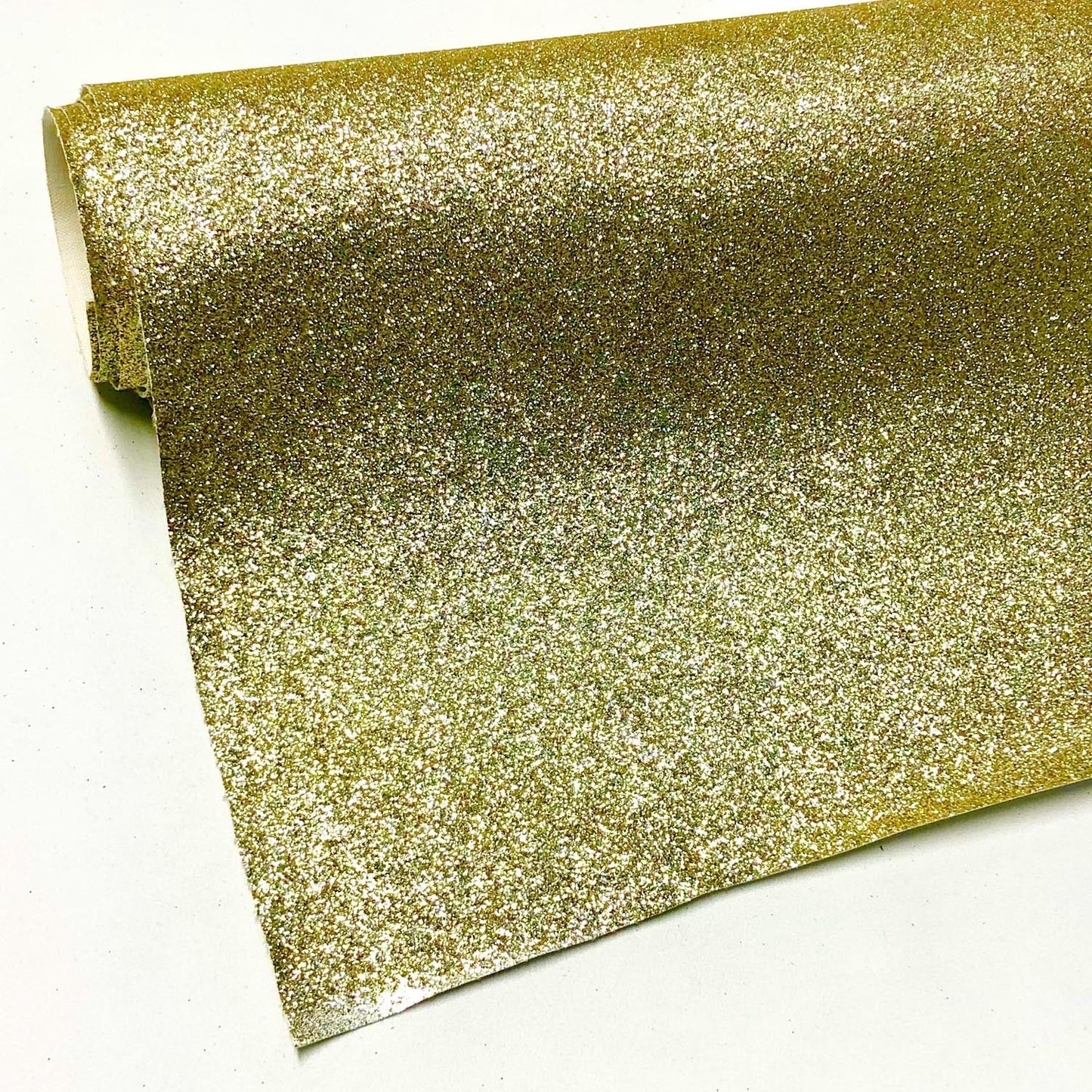 Fine Glitter PU Backed Fabric | Sparkle Leatherette 55" (140cm) Wide – Sold by the Meter