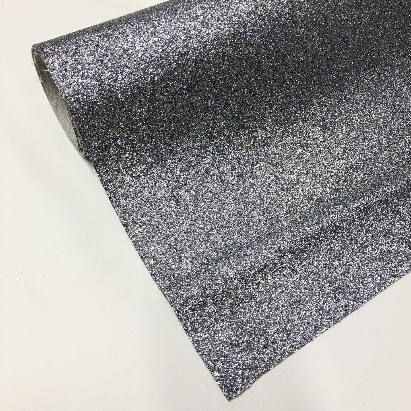 Fine Glitter PU Backed Fabric | Sparkle Leatherette 55" (140cm) Wide – Sold by the Meter