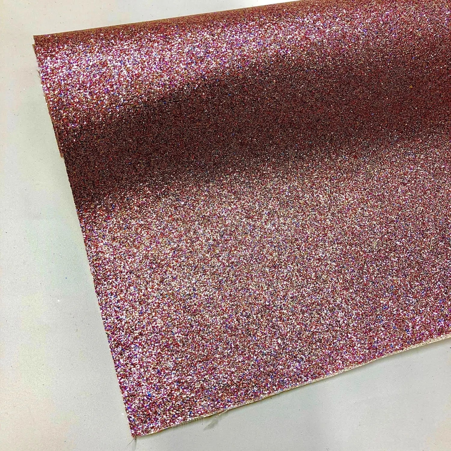 Fine Glitter PU Backed Fabric | Sparkle Leatherette 55" (140cm) Wide â€“ Sold by the Meter