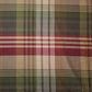 * Clearance * Geometric Stripes & Tartan Chenille Tapestry-Inspired Medium to Heavyweight Curtain & Upholstery Fabrics – 58" Wide",  Sold by the Meter (Green Red Tartan)