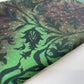 Green Wild Floral Chiffon Sheer Material Dress Craft Decor Fabric 44" By The Meter