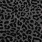 Black Leopard Flock Mesh Fabric 58” Wide By The Metre