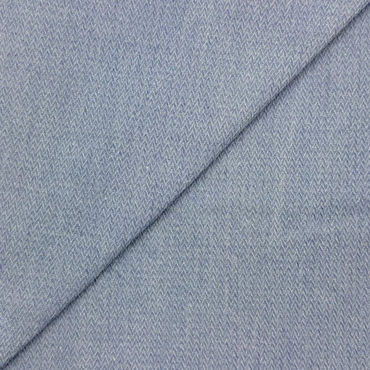 Herringbone Jacquard Denim Fabric | Heavyweight 100% Cotton 330gsm 67" (170cm) Wide â€“ Sold by the Meter