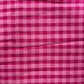 Pink Gingham 100% Cotton Seersucker Fabric Crush Costume Craft Dress Material 58" By The Meter