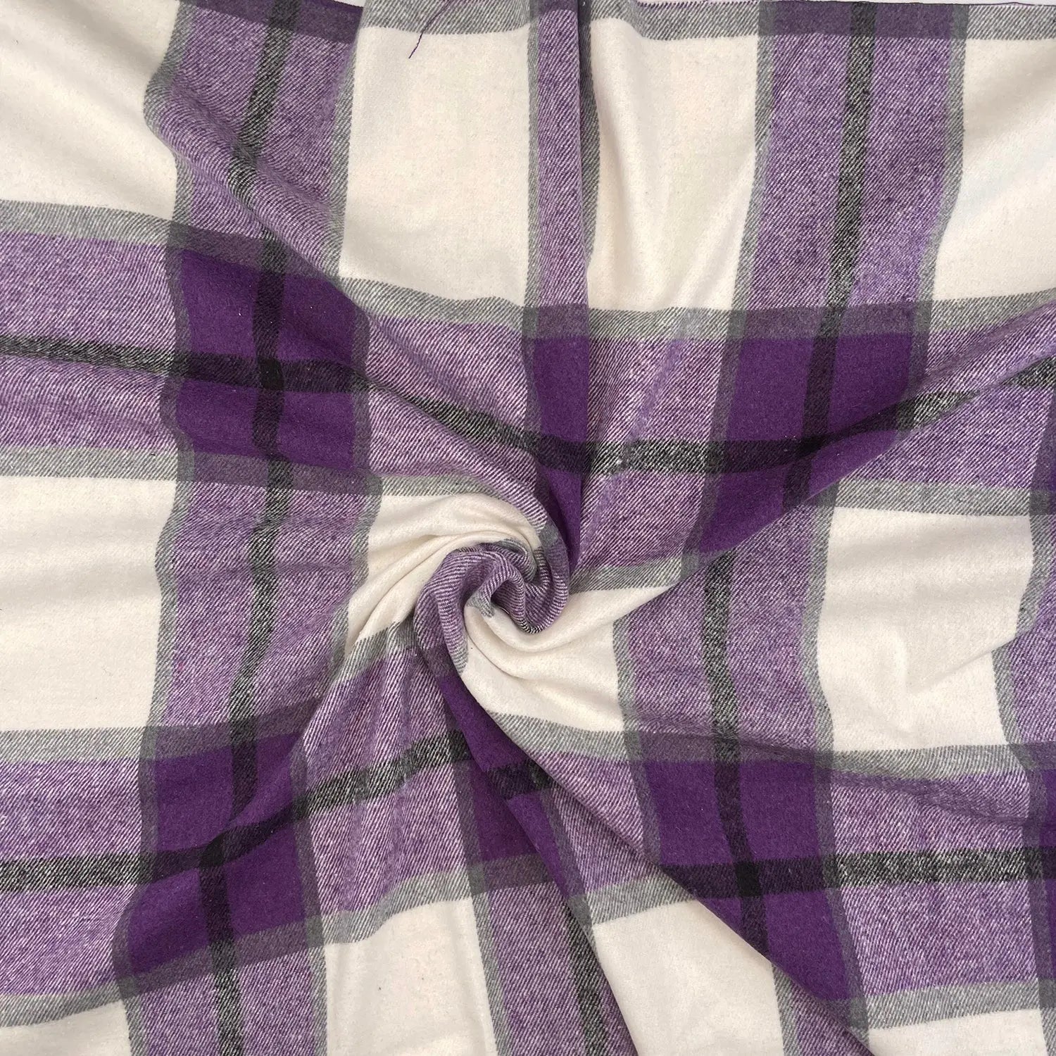 Soft Handle Wool Effect Brushed Tartan Fabric | Heavy 290gsm 60" (150cm) Wide Polyester Tartan â€“ Sold by the Meter