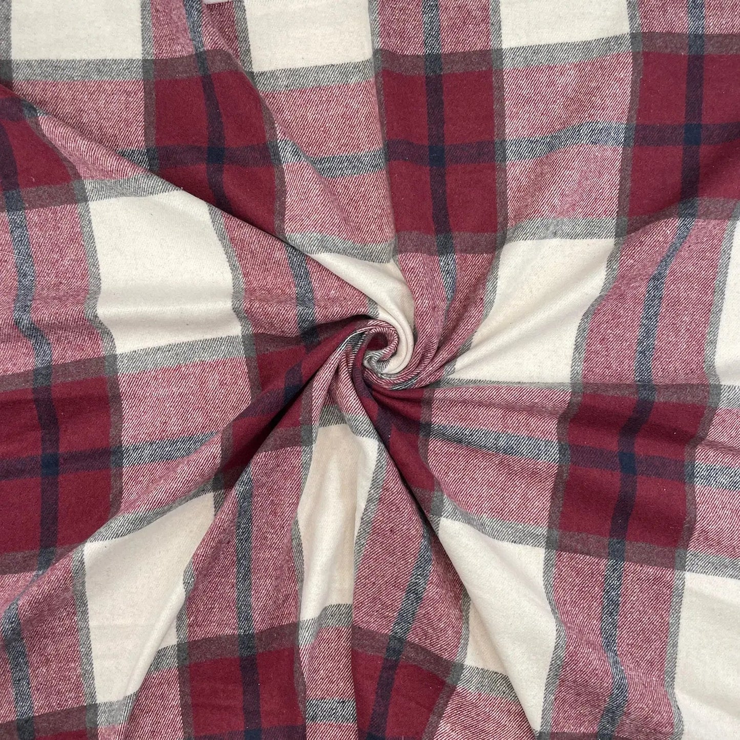 Soft Handle Wool Effect Brushed Tartan Fabric | Heavy 290gsm 60" (150cm) Wide Polyester Tartan â€“ Sold by the Meter