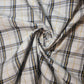 Ivory Mustard 100% Cotton Tartan Check Plaid / Stripe Dress Fabric Craft Quilting Material 58" By The Meter