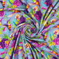 Digitally Printed Cotton Jersey Fabric | Soft Stretch Jersey 60" (150cm) Wide Dressmaking & Activewear Fabric – Sold by the Meter
