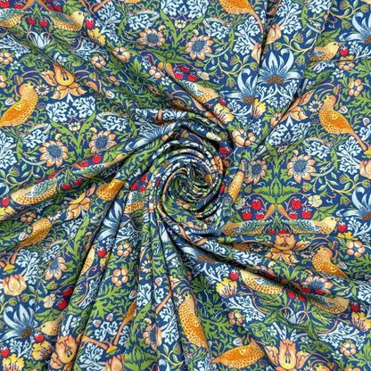 Digitally Printed Cotton Jersey Fabric | Soft Stretch Jersey 60" (150cm) Wide Dressmaking & Activewear Fabric â€“ Sold by the Meter
