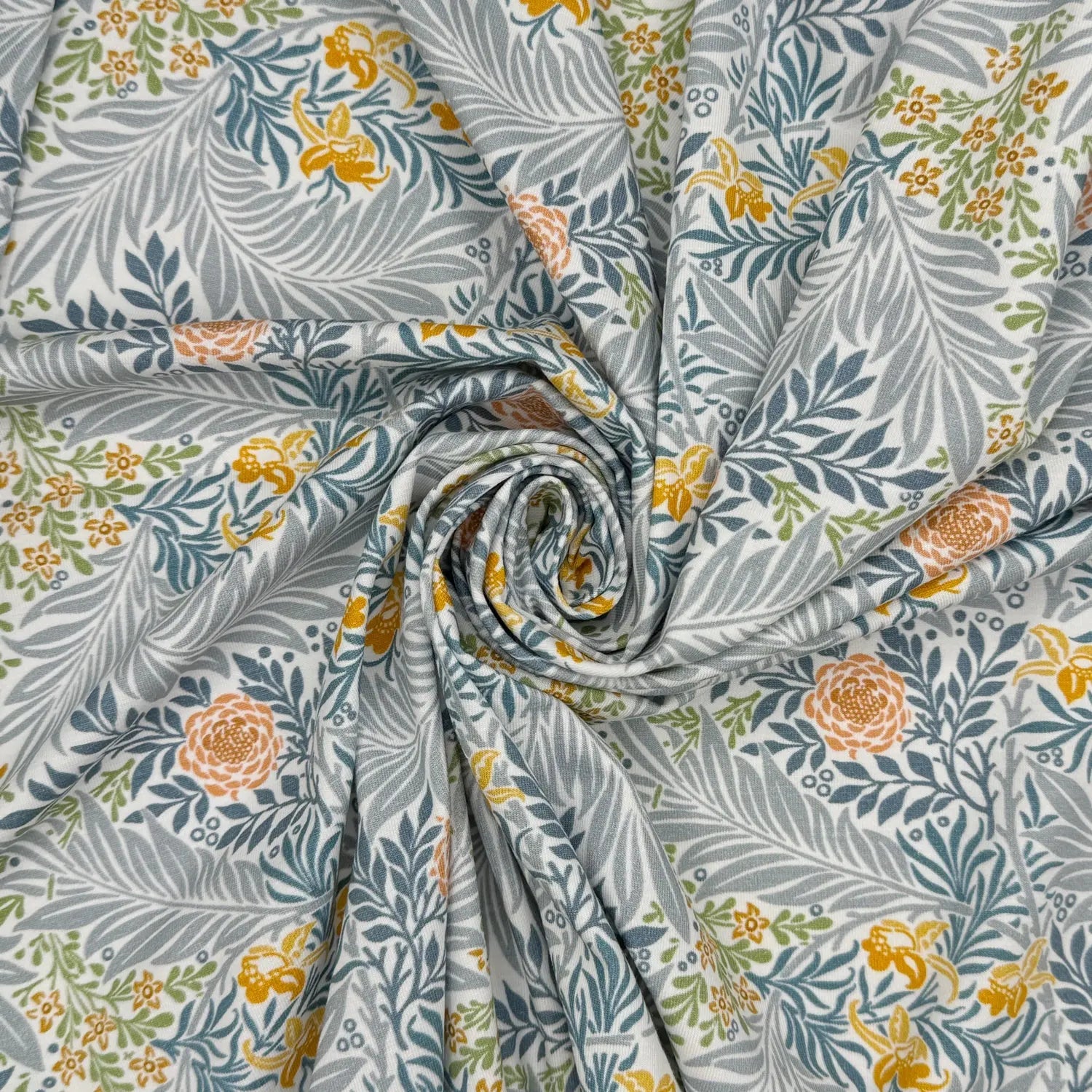 Digitally Printed Cotton Jersey Fabric | Soft Stretch Jersey 60" (150cm) Wide Dressmaking & Activewear Fabric – Sold by the Meter