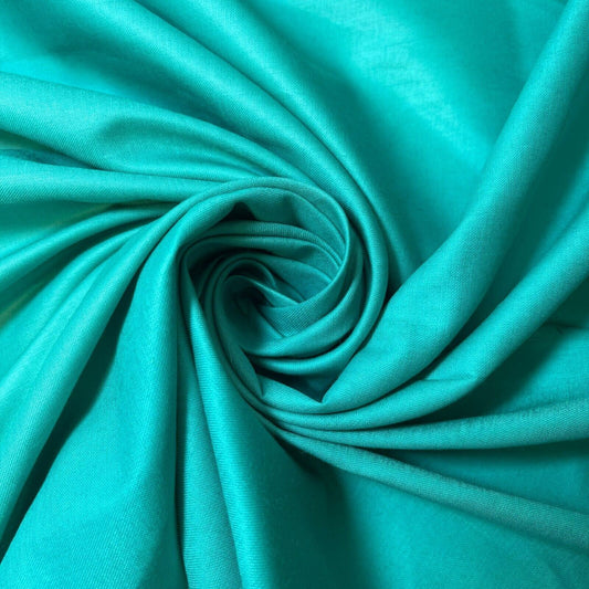 Jade 100% Cotton Sateen Material Curtain Lining Dress Craft Quilting Fabric 44" By The Meter