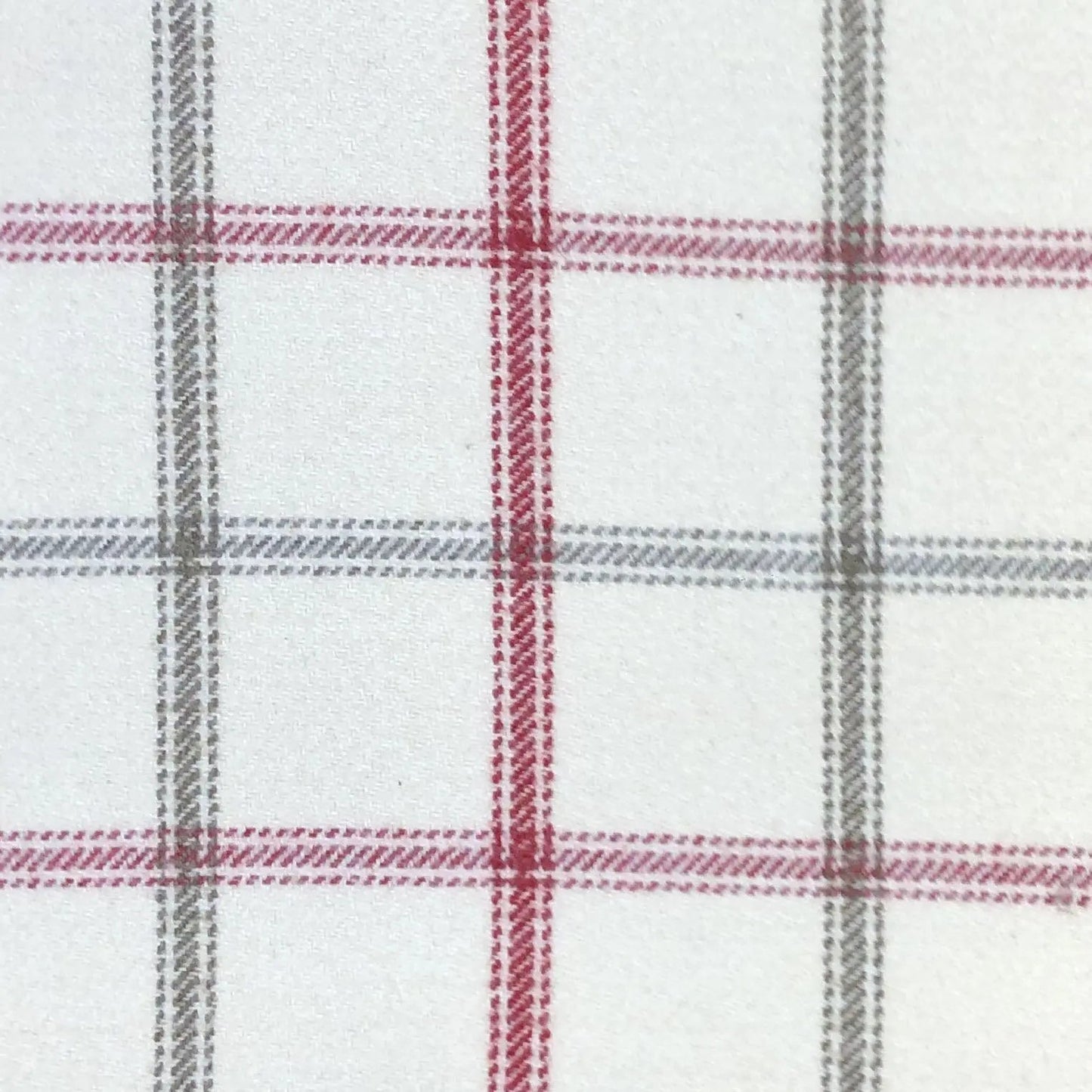 Luxury Weight Wool Effect English Check Fabric | Heavy 380gsm Upholstery & Coat Fabric 55" (140cm) Wide – Sold by the Meter