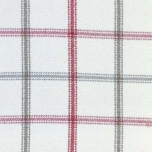 Luxury Weight Wool Effect English Check Fabric | Heavy 380gsm Upholstery & Coat Fabric 55" (140cm) Wide – Sold by the Meter