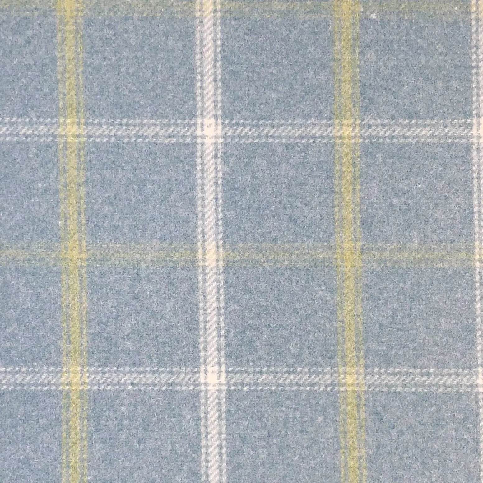 Luxury Weight Wool Effect English Check Fabric | Heavy 380gsm Upholstery & Coat Fabric 55" (140cm) Wide – Sold by the Meter