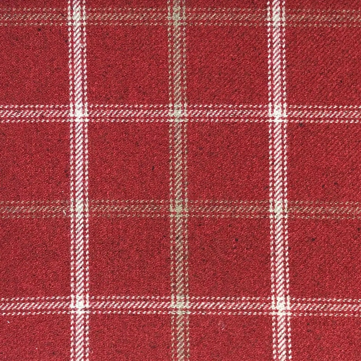 Luxury Weight Wool Effect English Check Fabric | Heavy 380gsm Upholstery & Coat Fabric 55" (140cm) Wide â€“ Sold by the Meter