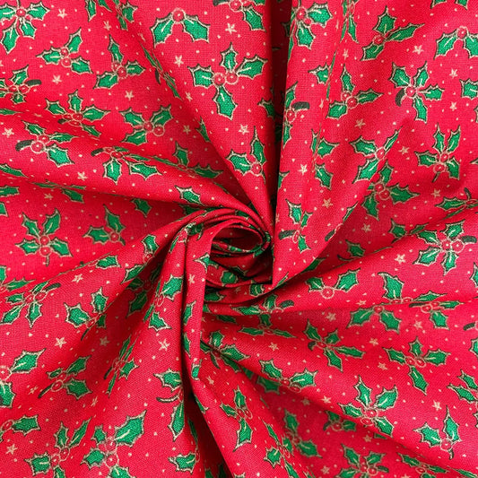 Christmas 100% Cotton Craft Fabric | 150gsm 55" (140cm) Wide OEKO-TEXÂ® Standard 100 Certified â€“ Sold by the Meter