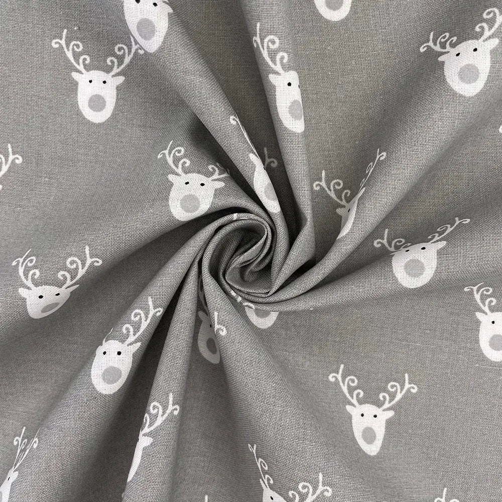 Christmas 100% Cotton Craft Fabric | 150gsm 55" (140cm) Wide OEKO-TEXÂ® Standard 100 Certified â€“ Sold by the Meter