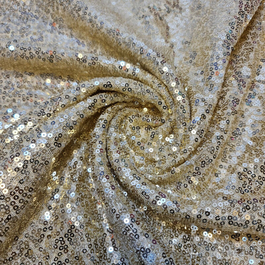 Paillettenstoff, glitzernd, glänzend, glitzernd, für Kleider, Bastelarbeiten, Tischdecken, 127 cm (Babyrosa)