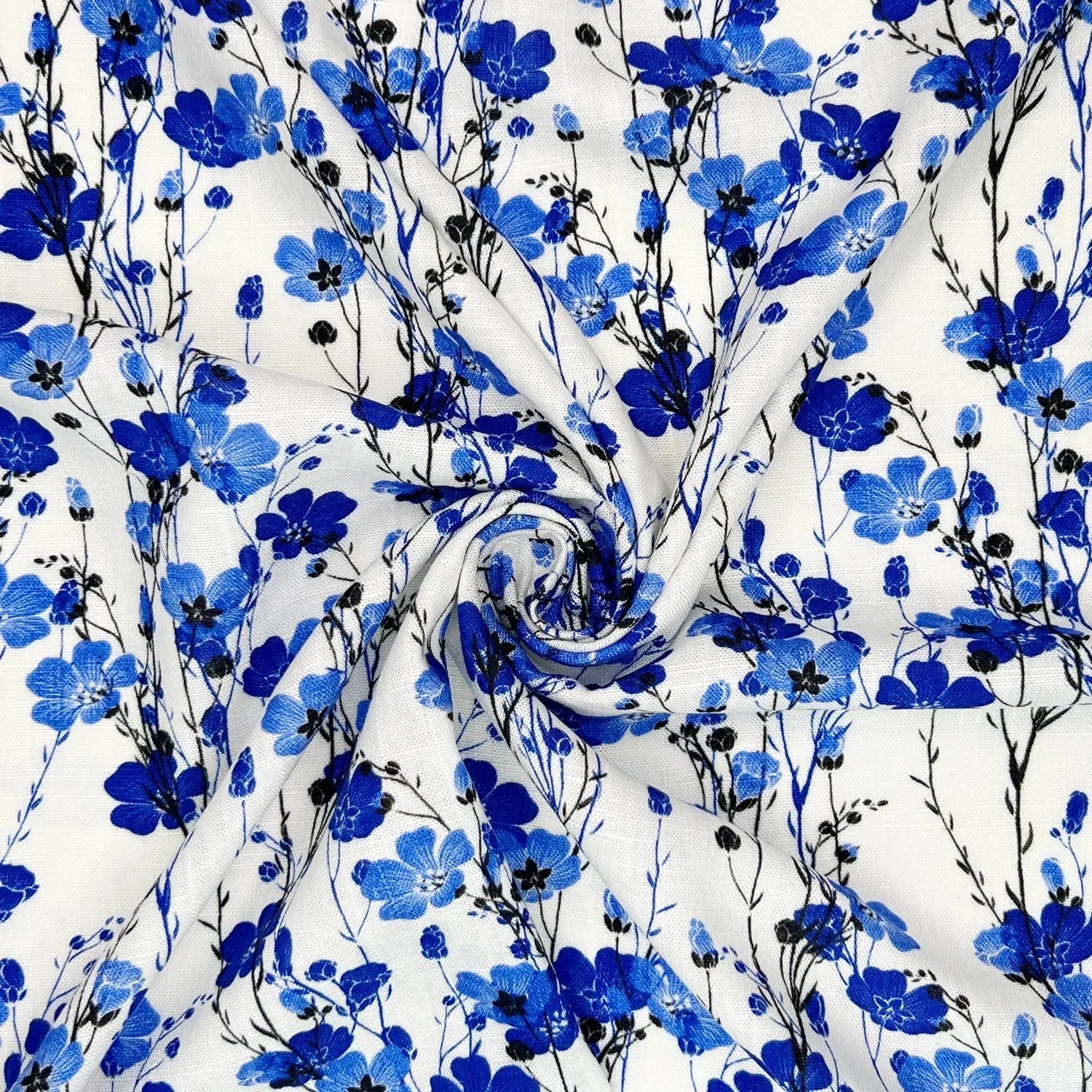 30% Linen 70% Viscose Fabric â€“ Soft Linen-Viscose Dress Fabric 55" (142cm) Wide â€“ 10M Folded