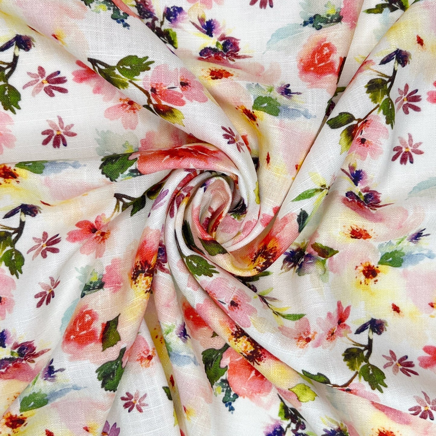 30% Linen 70% Viscose Fabric | Soft Linen-Viscose Dress Fabric 55" (142cm) Wide – Sold by the Meter