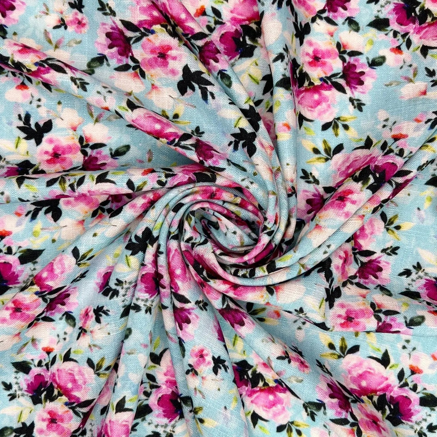 30% Linen 70% Viscose Fabric â€“ Soft Linen-Viscose Dress Fabric 55" (142cm) Wide â€“ 10M Folded