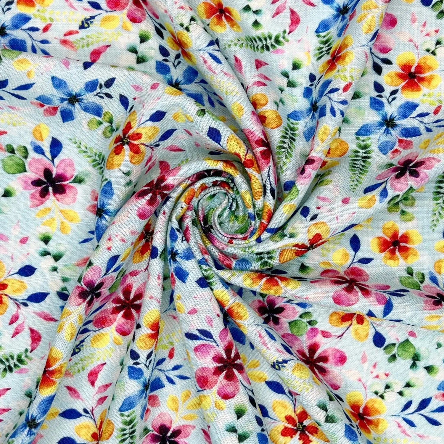 30% Linen 70% Viscose Fabric â€“ Soft Linen-Viscose Dress Fabric 55" (142cm) Wide â€“ 10M Folded