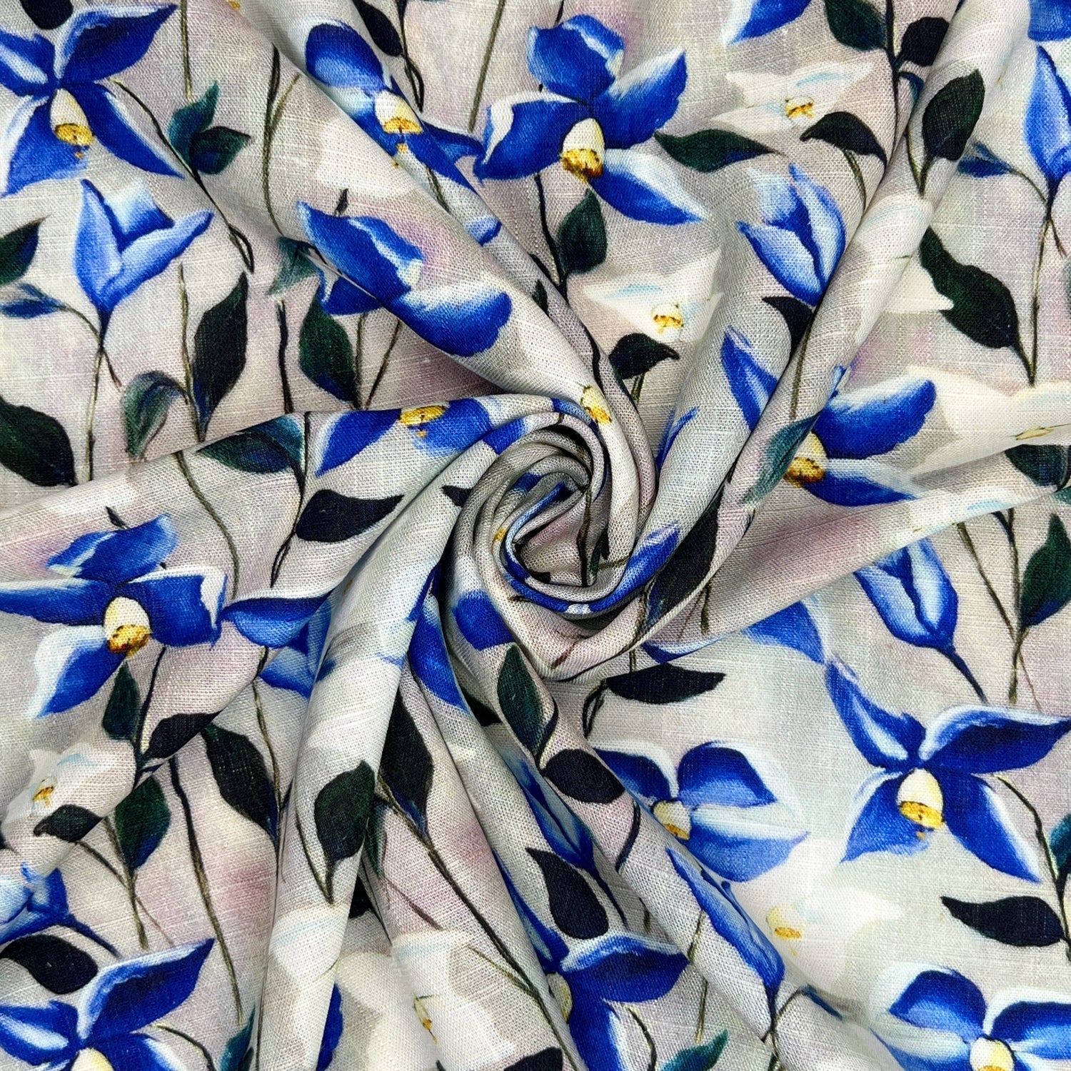 30% Linen 70% Viscose Fabric | Soft Linen-Viscose Dress Fabric 55" (142cm) Wide – Sold by the Meter