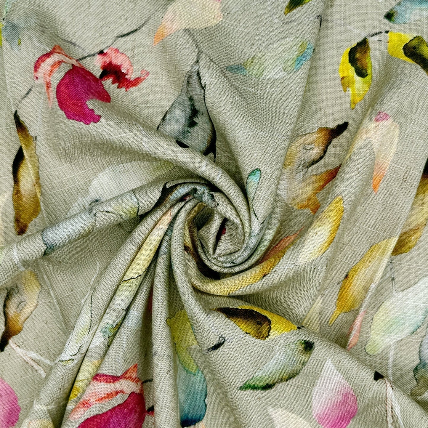 30% Linen 70% Viscose Fabric | Soft Linen-Viscose Dress Fabric 55" (142cm) Wide – Sold by the Meter