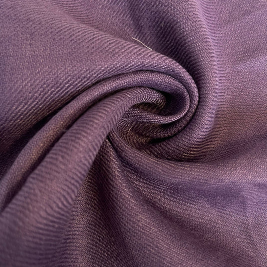 Lavender Pashmina Winter Viscose Twill Fabric Dress Costume Scarf Material 44" Wide By The Meter