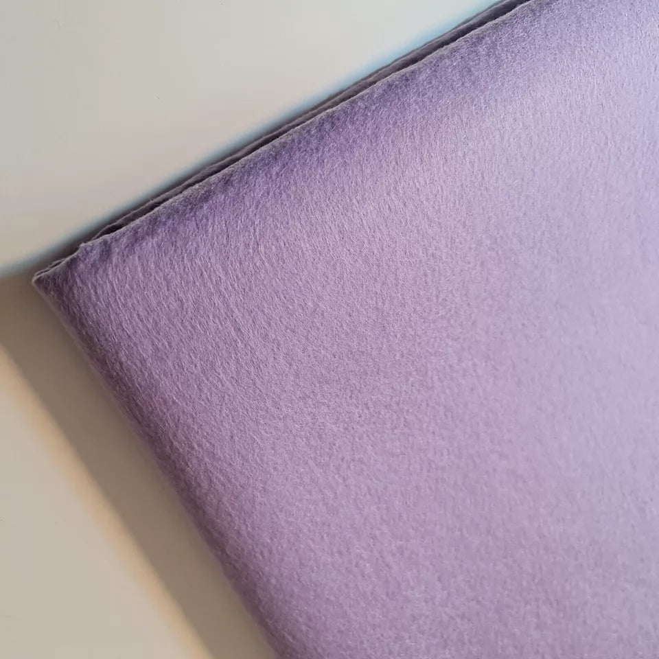 Lavender Felt Fabric Acrylic Art Craft Sewing Festive Decor Material 150cm Wide By Meter