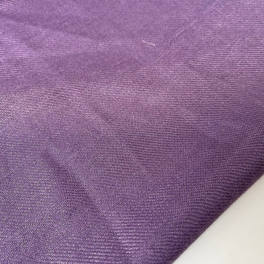 Lavender Pashmina Winter Viscose Twill Fabric Dress Costume Scarf Material 44" Wide By The Meter