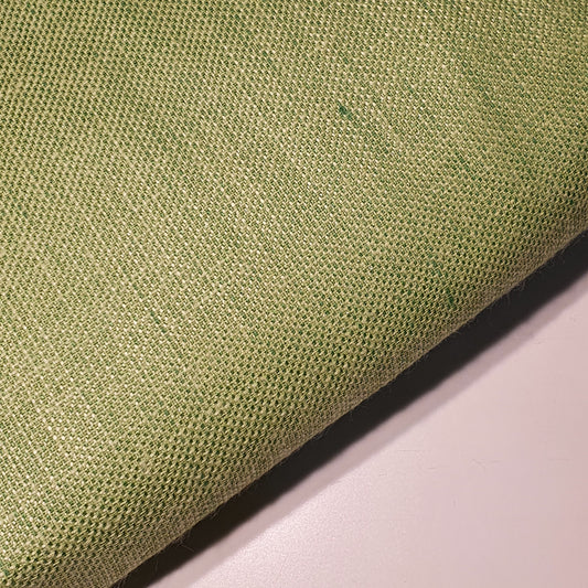 Limettengrüner, schlichter 100 % Baumwoll-Leinenstoff, Bastel- und Quiltmaterial, 147,3 cm, Meterware