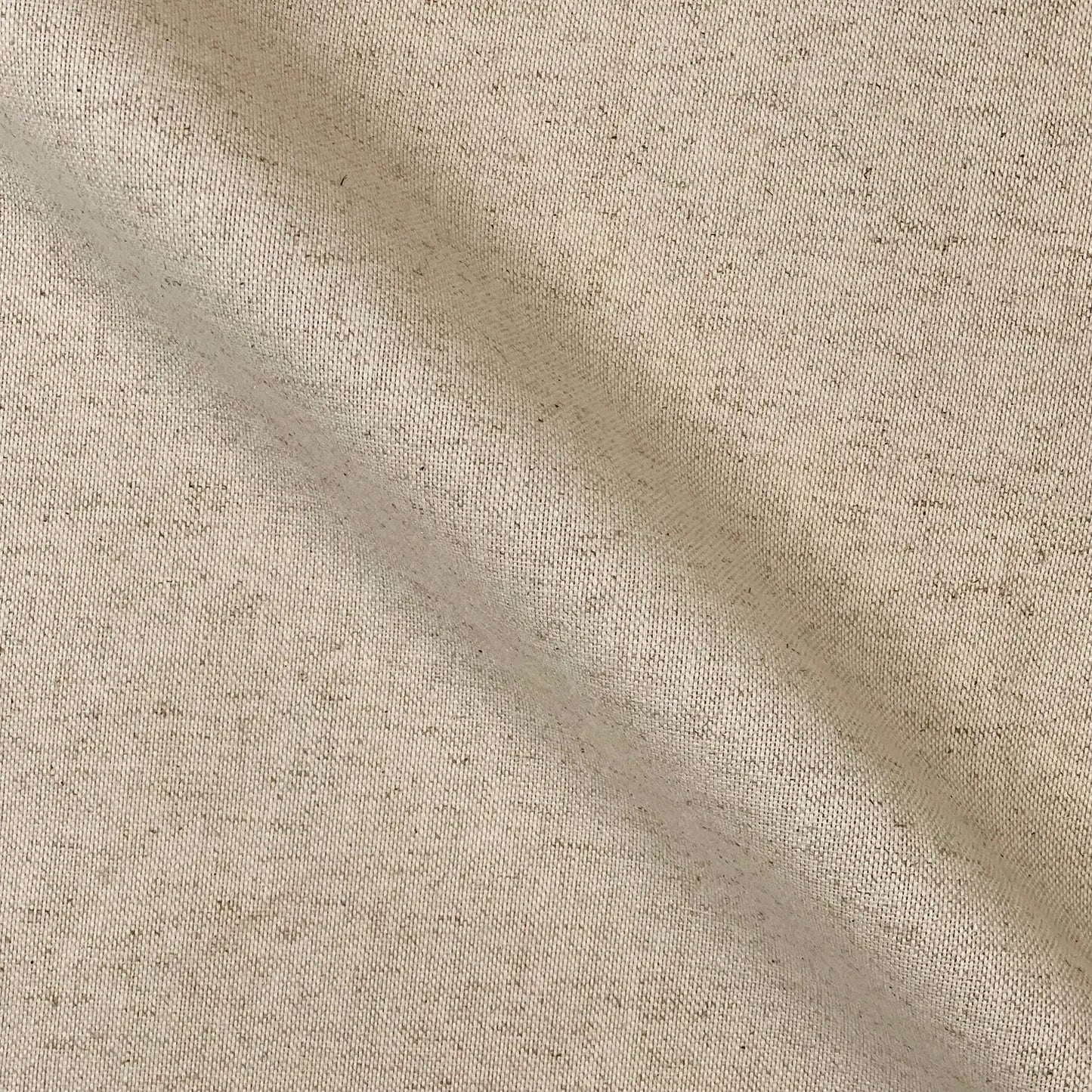 Linetto Plain Cotton Linen Panama Fabric | 90% Cotton 10% Linen 140cm Wide â€“ Sold by the Meter