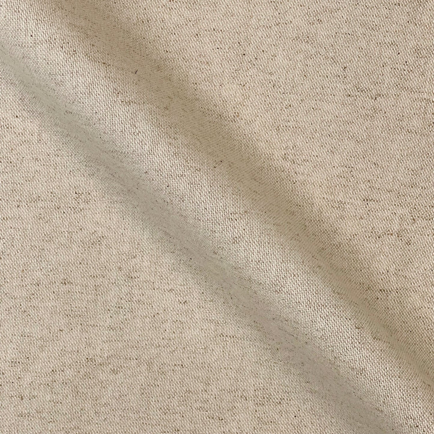 Linetto Plain Cotton Linen Panama Fabric | 90% Cotton 10% Linen 140cm Wide – Sold by the Meter