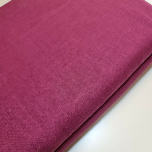 Mauve 100% Cotton Muslin Fabric Sheer Gauze Plain Weave 44” Wide Dress Lining, Crafts Costume Material By The Meter