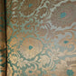 Mint Banarasi Brocade Fabric with Gold Zari Floral Design | Premium Indian Jacquard Material By Meter 44"