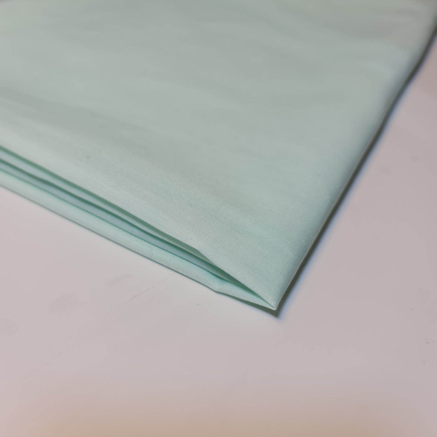 Textile Station Mint (41) 44" breit, hochwertiges Polycotton, unifarben, gefärbter Stoff, Futter, Schneiderei, Drapieren, Dekorationsmaterial, Stoff