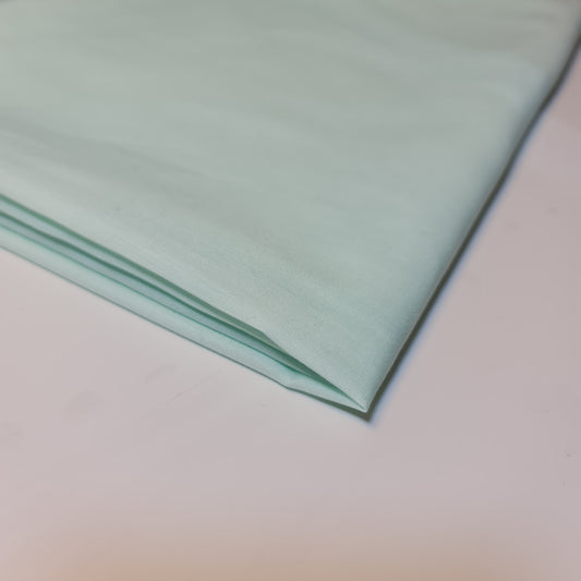 Textile Station Mint (41) 44" breit, hochwertiges Polycotton, unifarben, gefärbter Stoff, Futter, Schneiderei, Drapieren, Dekorationsmaterial, Stoff