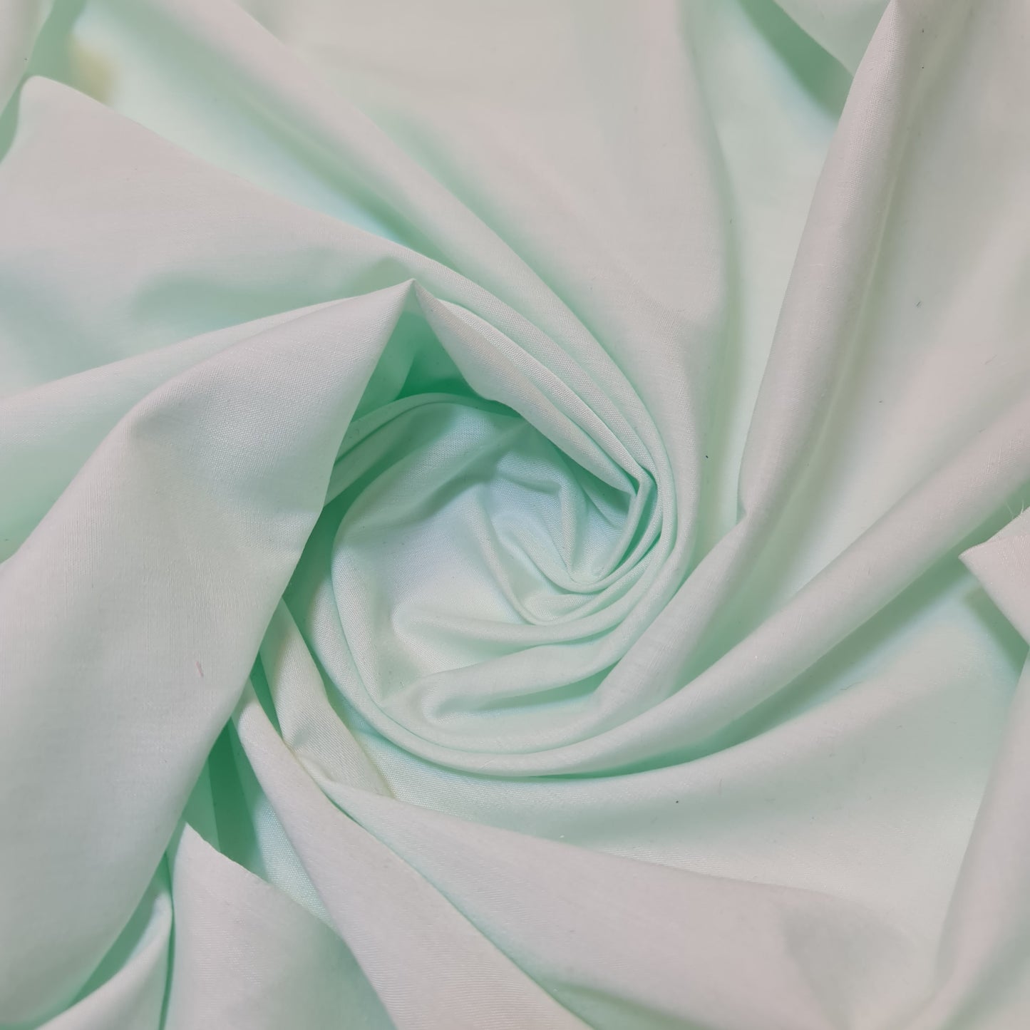 Textile Station Mint (41) 44" breit, hochwertiges Polycotton, unifarben, gefärbter Stoff, Futter, Schneiderei, Drapieren, Dekorationsmaterial, Stoff
